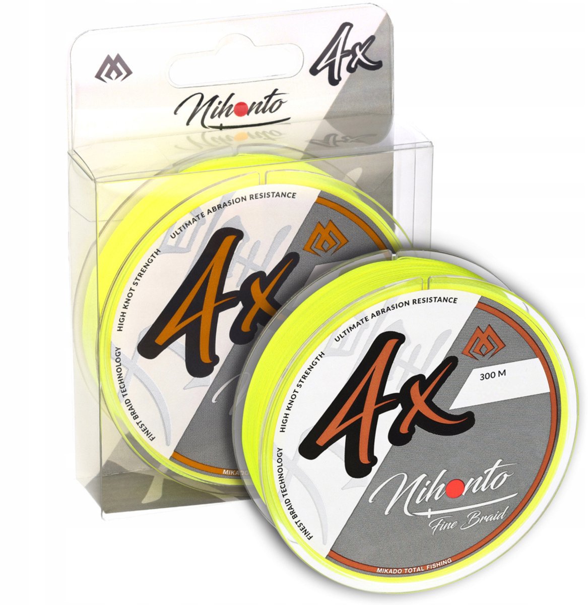 Mikado Nihonto FLUO Gele Vlechtlijn 0,50mm - 300m