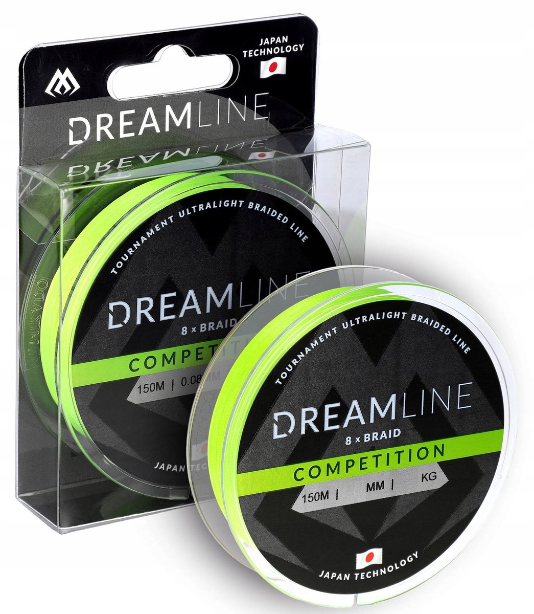 Mikado Dream Line Octa Braid Vislijn - 0,16 mm, 15,54 kg, 150 m, groen
