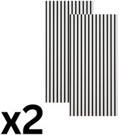 Akoestische Panelen - 2 Stuks - 60X120cm - 3-Zijdig - 13mm - Zacht Wit - Geluidsabsorptie - Flexibel - Stijlvol Ontwerp - Akupanel - Akoestische Wandpanelen - Akoestisch Paneel - Akoestische Wand