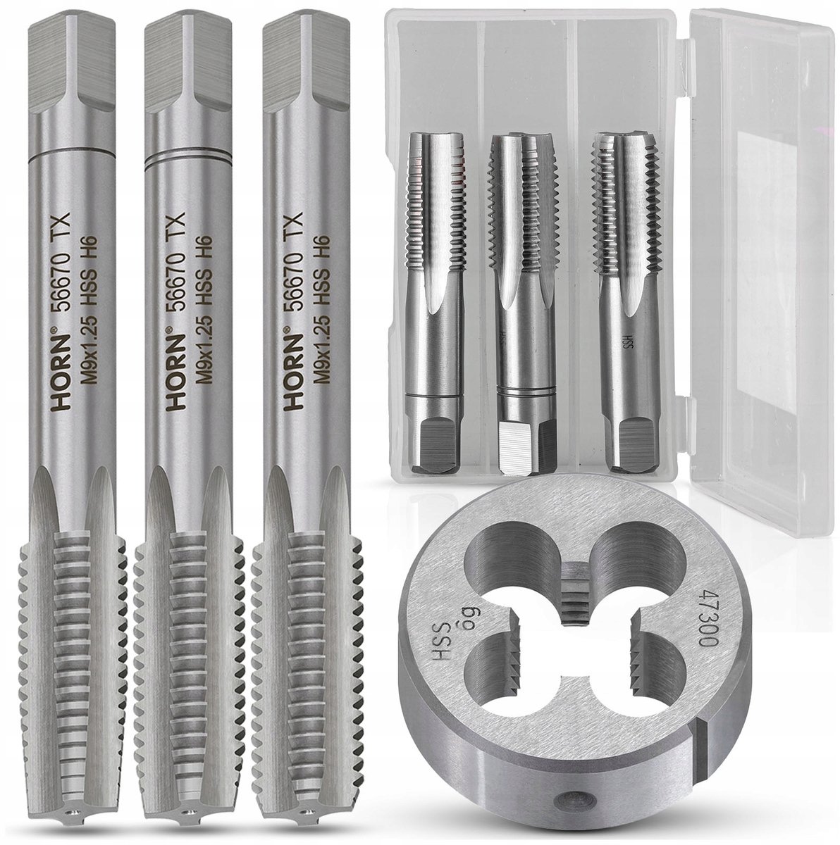 M9x1.25 Tap- en Draadsnijgereedschap Set
