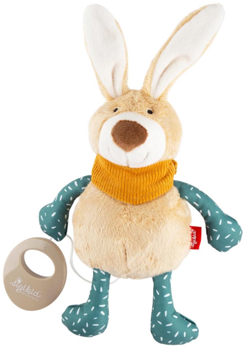 Sigikid Muziekknuffel Konijn - Muziekje; LaLeLu