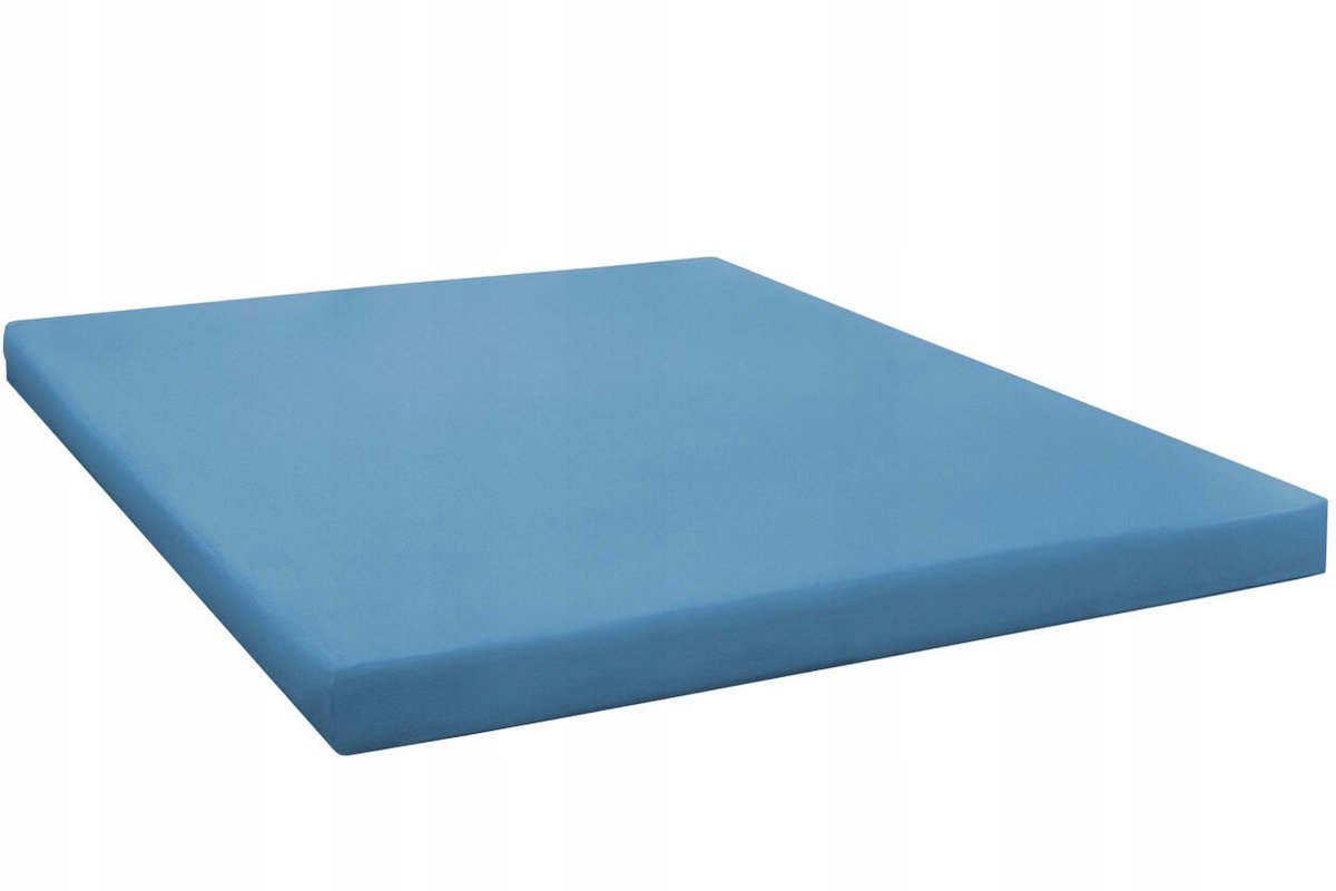 Jersey Hoeslaken met Elastiek 140x200cm Donkerblauw