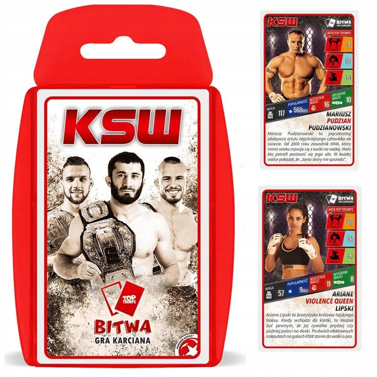 Top Trumps KSW Kaartspel: MMA Helden Strijd