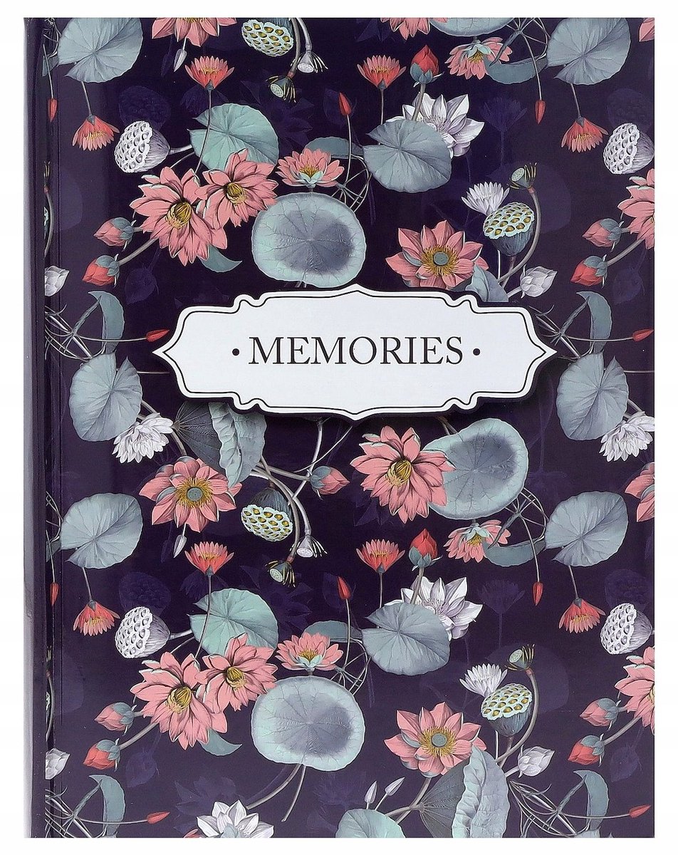 Fotoalbum voor 300 foto's 10x15 cm, met bloemenprint