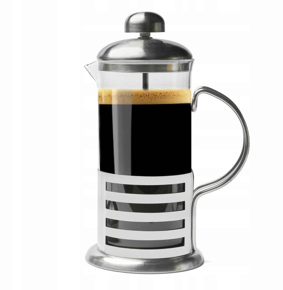 Arabica French Press Koffiezetter 0,8L - Glazen Kan met RVS Filter