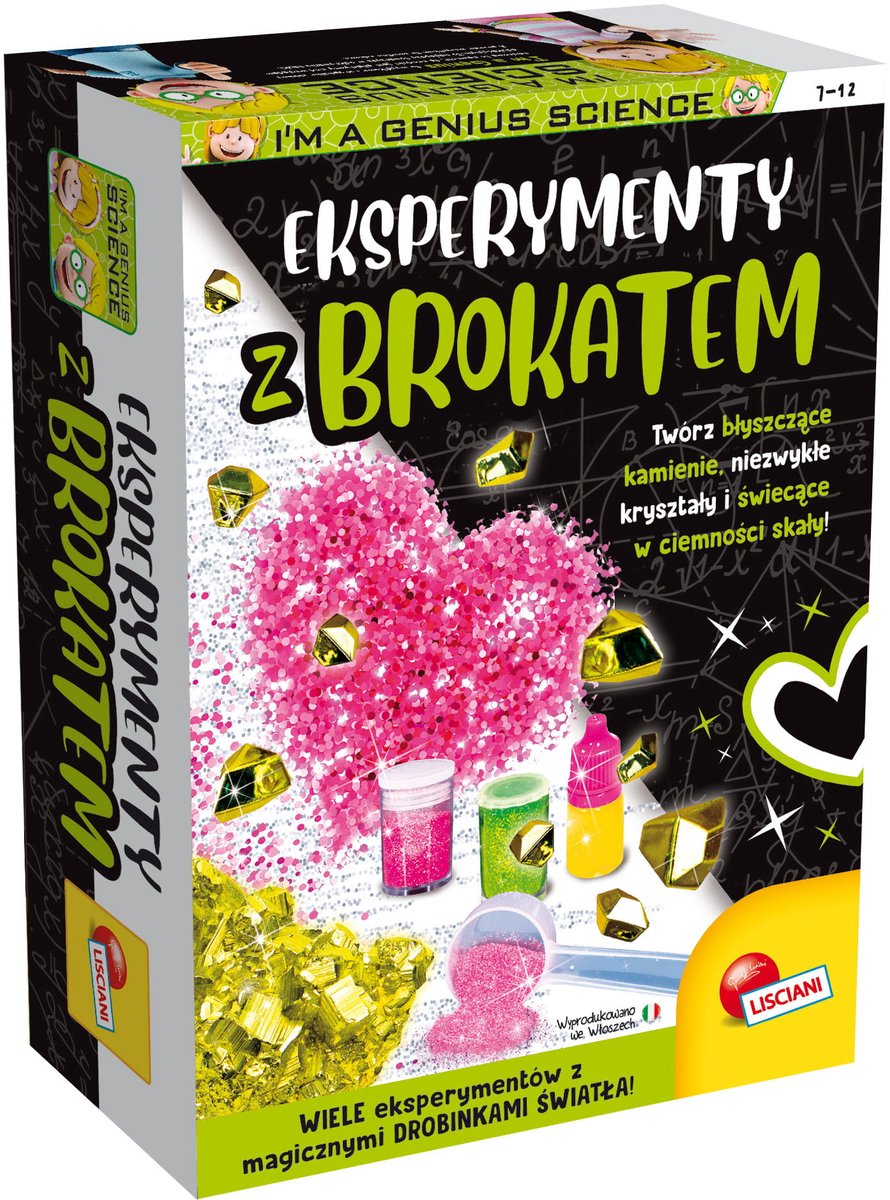 Lisciani in een geniale Wetenschap Glitter-experimentset
