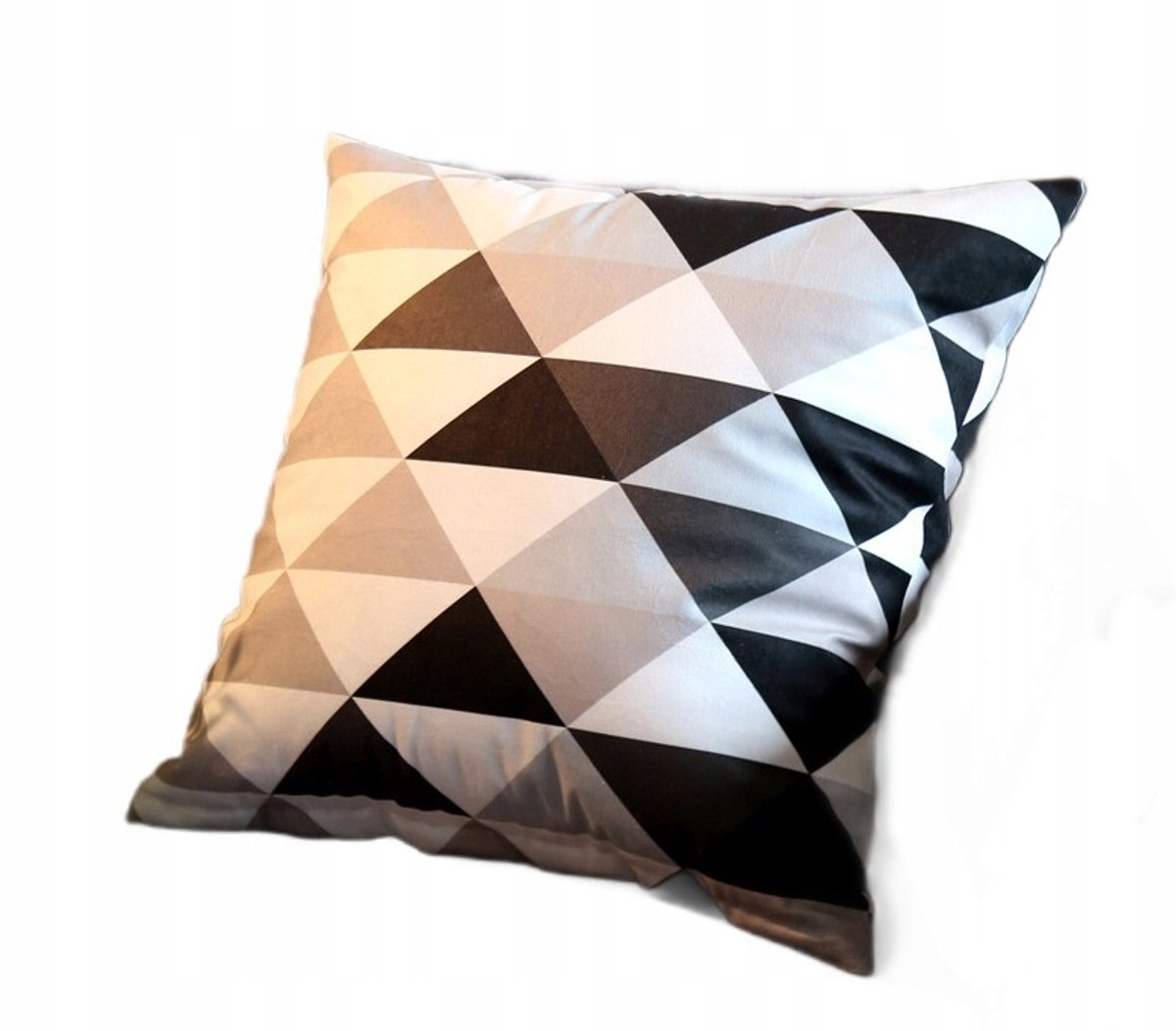Decoratief Dubbelzijdig Kussen 43x43cm - Driehoeken