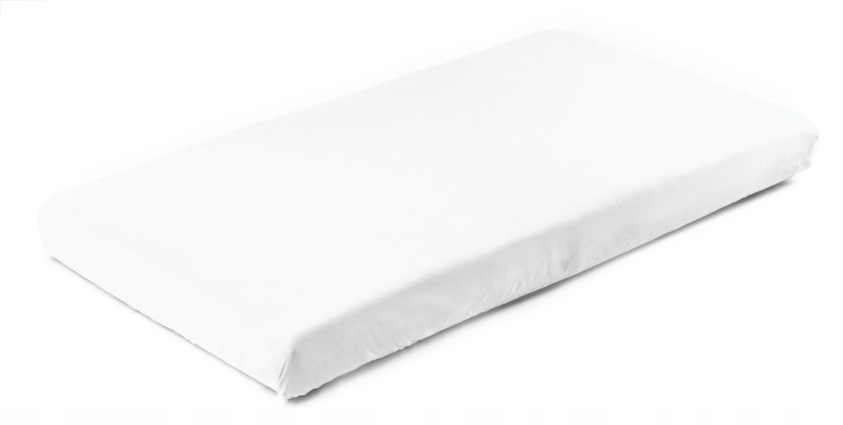 Sensillo - Jersey Kussensloop - White 120X60