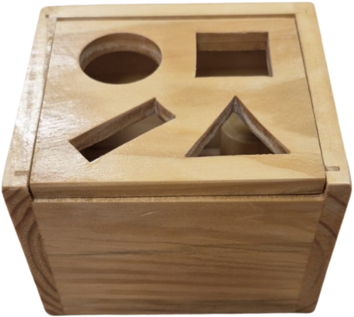 Playwood – houten vormenstoof – Retro - naturel kleur 10x9x8 cm