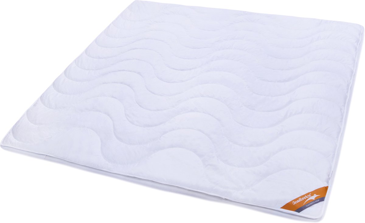 ComfortAce Fountainebleau - Dekbed 200x200 cm - Tijk Katoen - Vulling Microvezel - Overstock