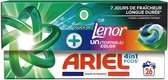 Ariel 4in1 Wasmiddel Pods +Touch Of Lenor Unstoppables Color -26 Wasbeurten