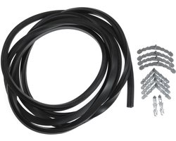 Dparts ovendeurdichting universeel - set met 10 bevestigingshaakjes - oven deur rubber - deurrubber - ovenrubber - deurdichting ovendeur