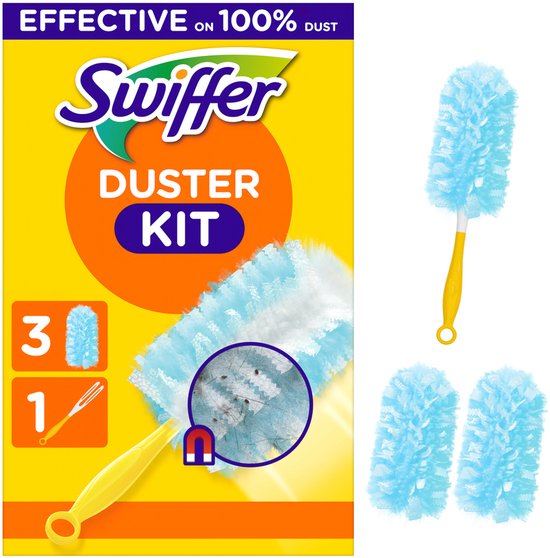 Swiffer Duster Plumeau Kit - 5 x (1 Manche + 3 Recharges)