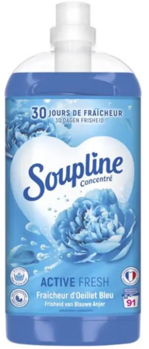 Soupline Wasverzachter - 91sc2L - active fresh - frisheid van blauwe anjer