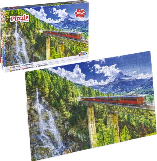 Pack économique de 4 Puzzles ! Puzzle Grafix 4x1000 pièces (4 Adultes) - Remise sur quantité - Puzzles - 4 Puzzles différents
