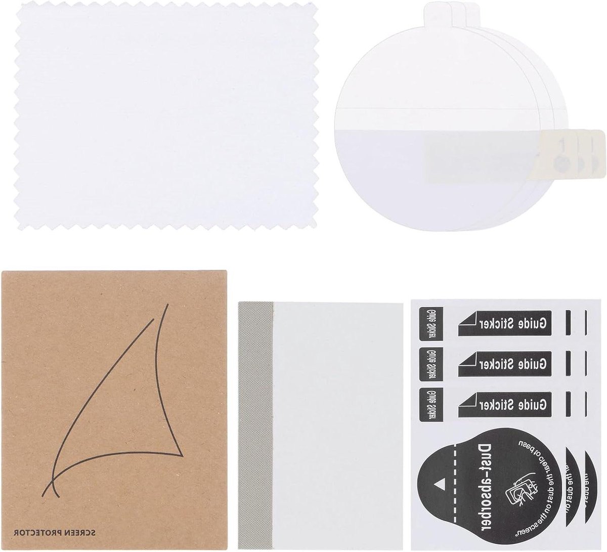 3 stuks krasbestendige displaybeschermmfolie voor horloges 42mm - HD High Definition, waterdicht, ultradun.