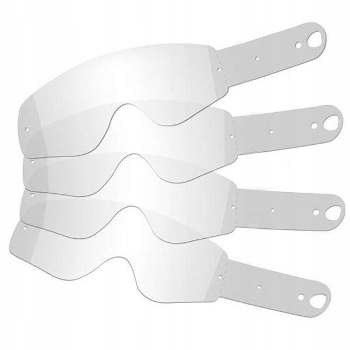 Rip N Roll Tear-Offs voor brillen - 10 stuks - 100% Armega