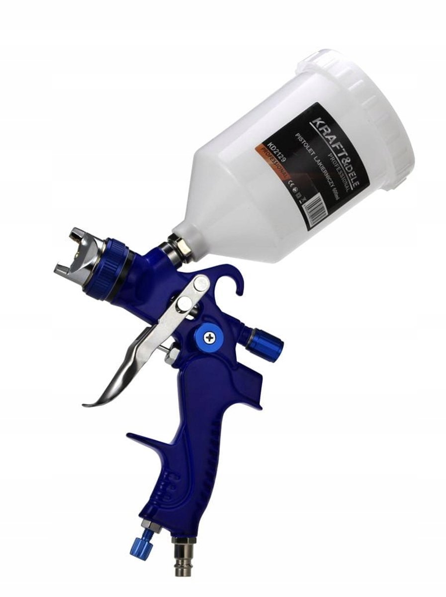 Kraft&Dele Lakspuit 600ml 1.4mm Mondstuk - Precisie & Kwaliteit