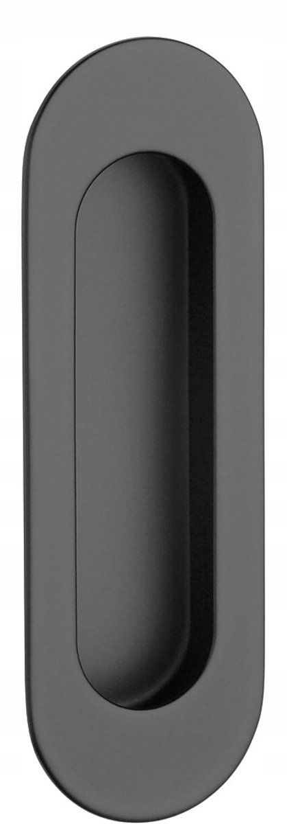 STRONG 1717 F5 Ovale deurkruk - Matzwart