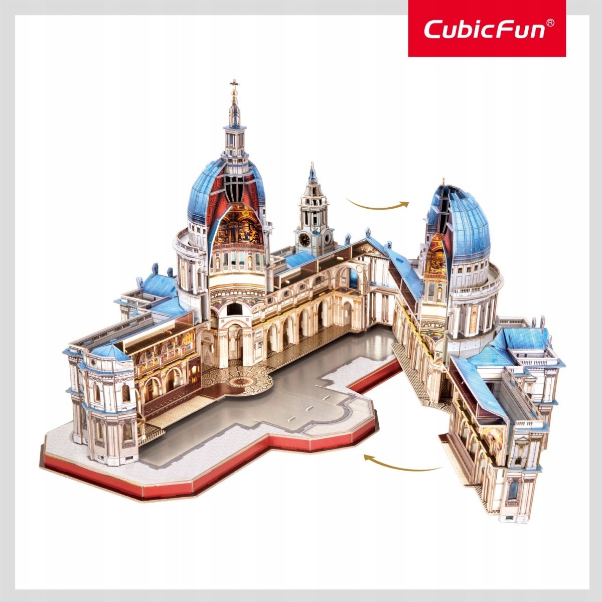 Cubic Fun 3D Puzzel: Sint-Pauluskathedraal Londen (643 Stuks)