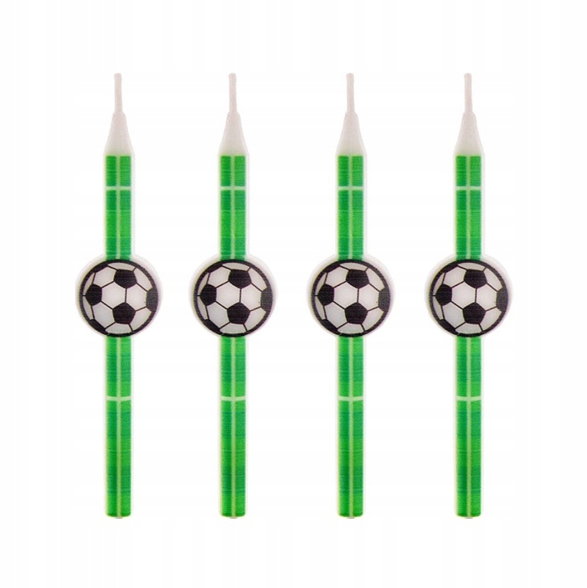 Voetbal Taartkaarsen - 4 st