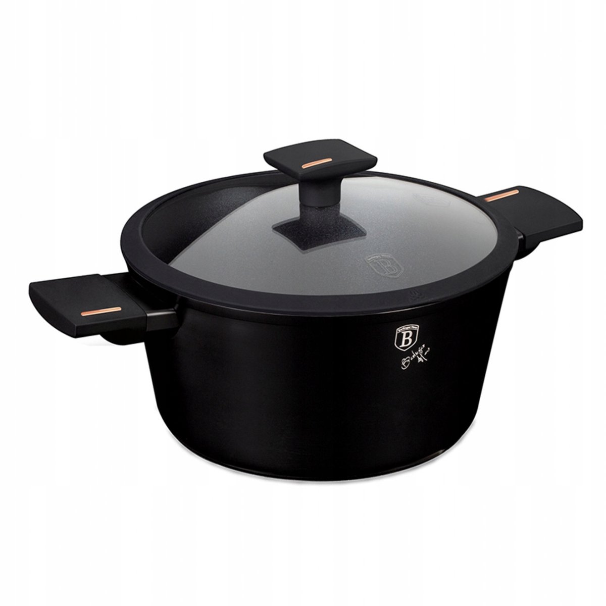 Titanium Pan 24cm Monaco - Zwart Mat, Inductie Geschikt