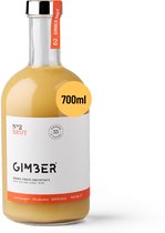 Gimber N°2 Brut | Biologische gembersap | 700 ml | Minder suiker