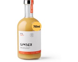 Gimber N°2 Brut | Biologische gembersap | 700 ml | Minder suiker