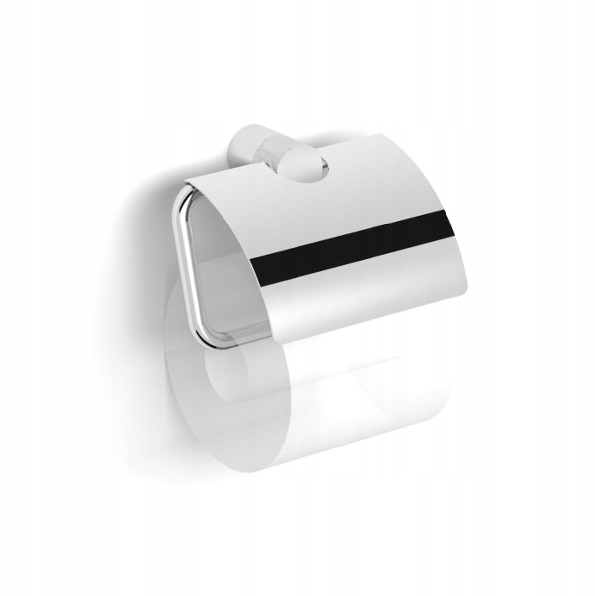 Stella Wandhouder Toiletpapier met Klep - Metaal, Chroom
