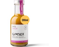 GIMBER Sweet Lilly | Biologisch gemberconcentraat | 200 ml | mengsel van gember, passievrucht, ananas en kurkuma.