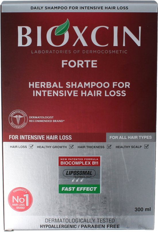 Bioxcin Forte Shampoo 300 ml (zeer effectief tegen haaruitval voor vrouwen en mannen) - Herbal - Bio - Herbal shampoo - bioxcin - bioxsine - Anti-Haaruival - Haarverzorging - Haaruitval