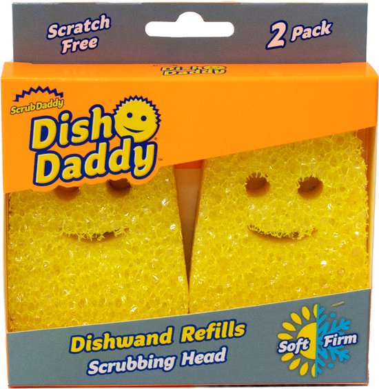 Scrub Daddy Dish Daddy Afwasborstel Navulling - 2 stuks