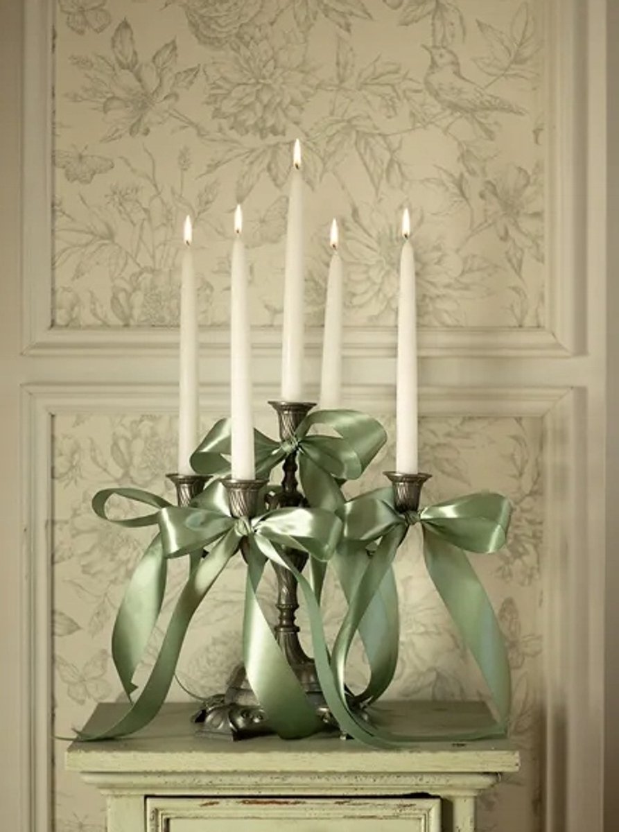 Saliegroene Satijnen Lint 38mm x 25m Decoratie & Knutselen