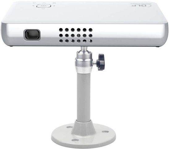 Plafondbeugel Mini Projector Aluminium 14 cm Verstelbaar 360° Draaibaar Wand- en Tafelmontage