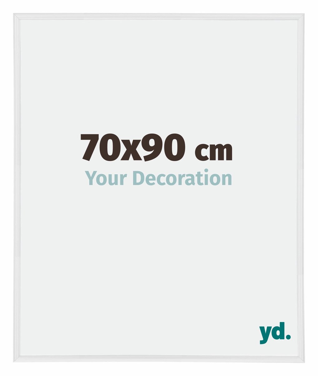 yd. Your Decoration - Fotolijst 70x90 cm - Kunststof - Wit Hoogglans - Annecy