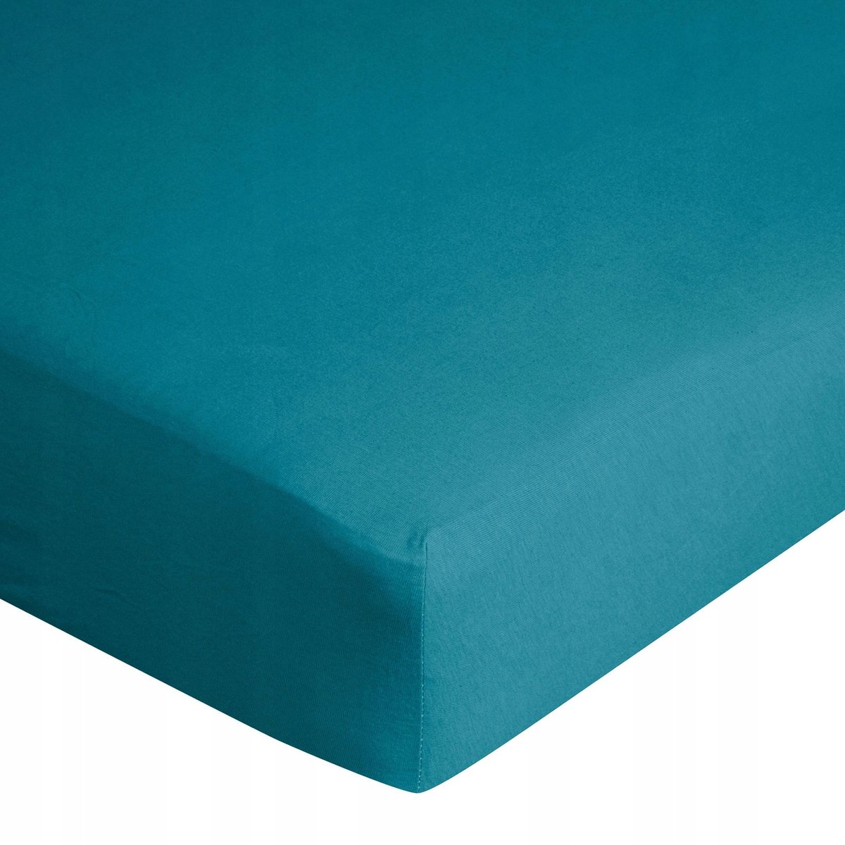 Jersey Hoeslake met Elastiek 120x200cm Turkoois
