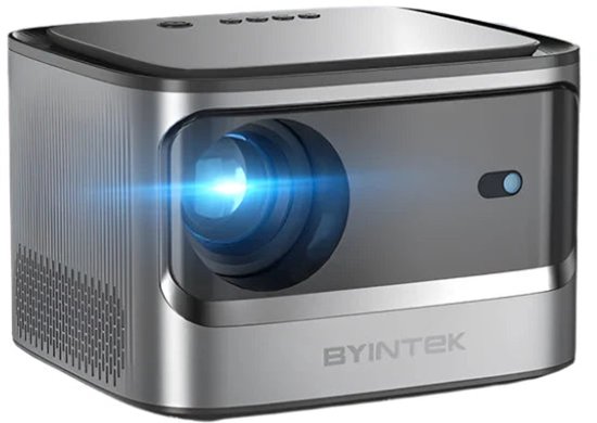 Byintek - X25 - Beamer - Projector Beamer - Mini Meamer - 1920x1080dpi - Automatische focus - met WiFi - 900 ANSI lumens - 101W - Zwart