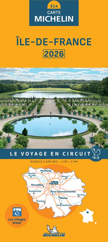Regionale kaarten Michelin - Michelin Wegenkaart 514 Ile-de- ... - cover