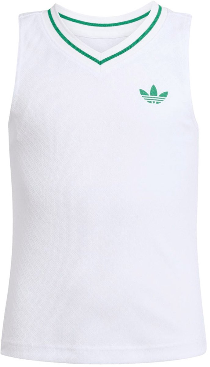 Adidas Climacool Pro Mouwloos T-shirt 5-6 Years Meisje Wit