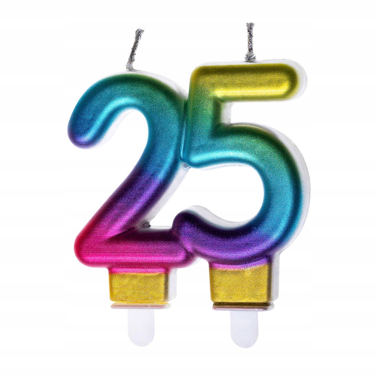 Galaxy Kaars Nummer 25 - Verjaardag Decoratie