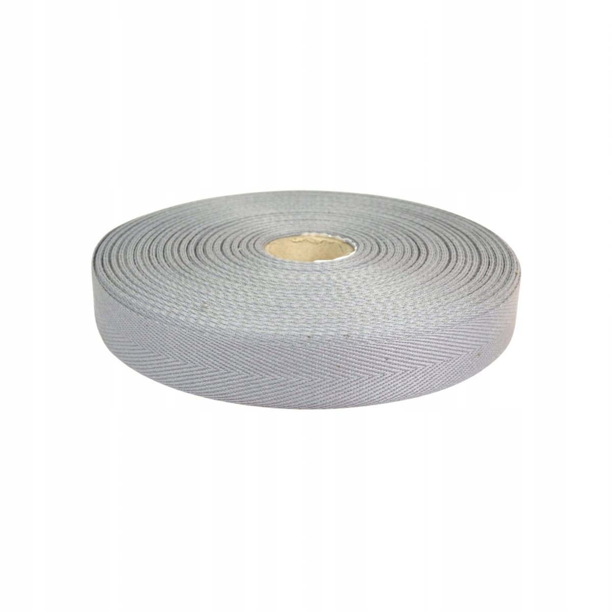 Ariadna Visgraatlint 15mm 50m Grijs - Katoen/Polyester - Kwaliteit
