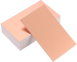 Visitekaartjespapier, 8,9 x 5 cm, blanco kaartjes voor laserprinters, kleine berichtkaarten, scrapbooking, DIY, bedankkaarten - roségoud design.