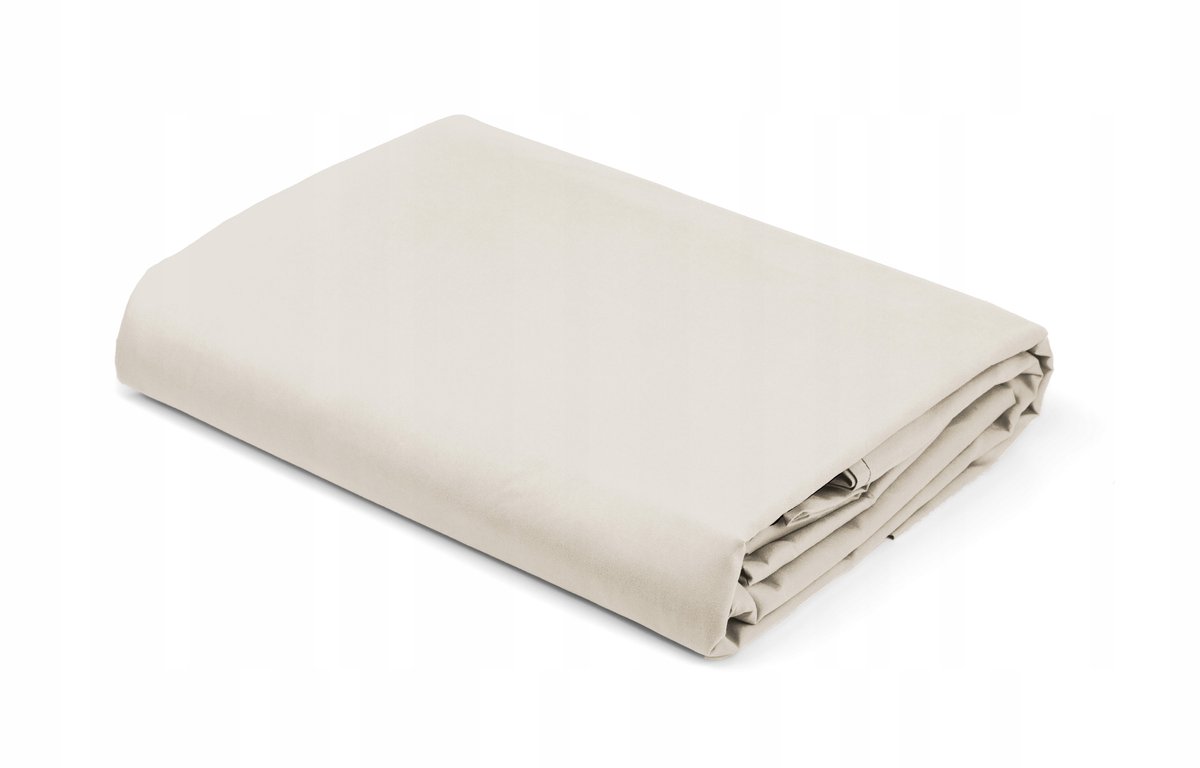 Detexpol Pure Ecru Satin Katoenen Hoeslaken 180x200 cm