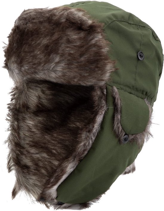 Wintermutsen voor mannen en vrouwen, jachtmutsen van het type Ushanka met oorkappen Wintermutsen voor mannen en vrouwen, jachtmutsen van het type Ushanka met oorkappen