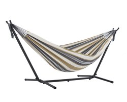 Vivere Dubbele Hangmat met Standaard – Desert Moon