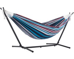 Vivere Dubbele Hangmat met Standaard - Denim