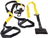 RUFF - Suspension trainer - TRX kwaliteit - Met deuranker - Draagtas - Zwart/Geel
