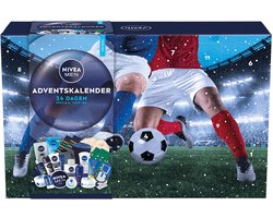 NIVEA MEN Adventskalender 2025 – Aftelkalender - Kerst en Sinterklaas cadeau met 24 producten – Kerstcadeau - Kado