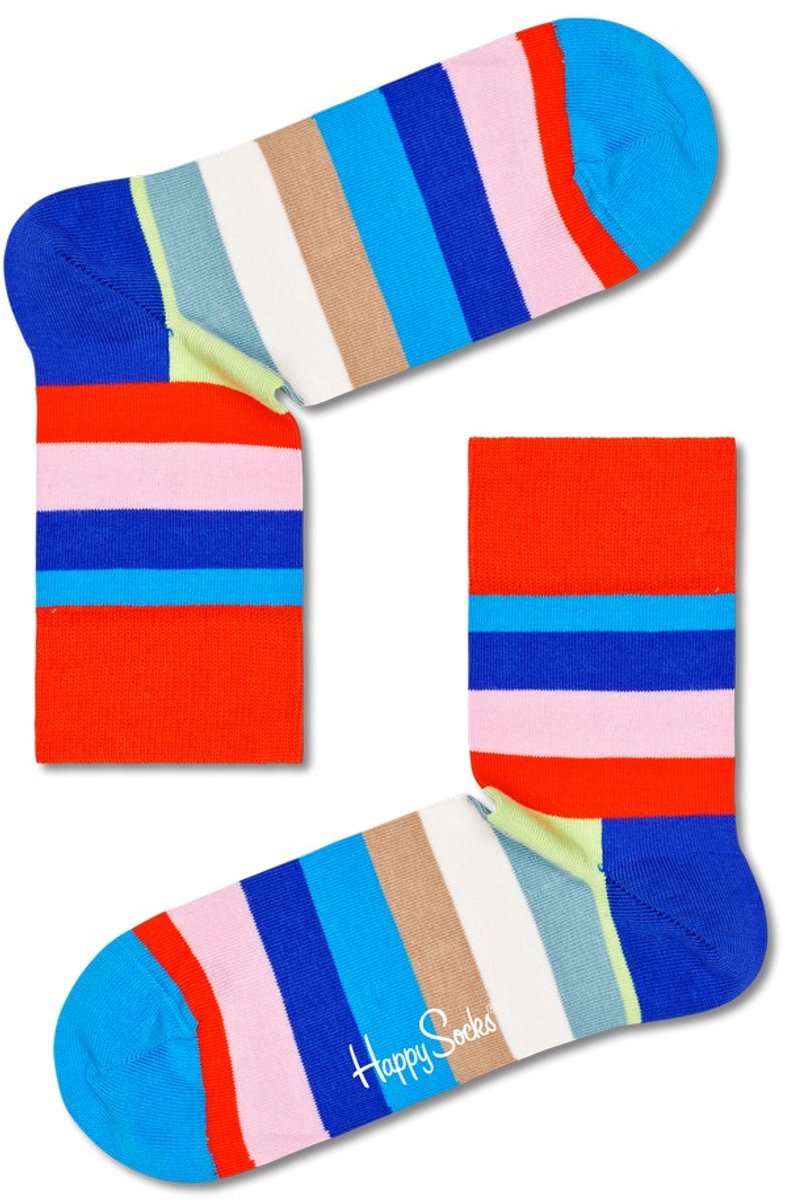 Happy Socks STR13-2900 Stripe Half Crew Sock 36-40