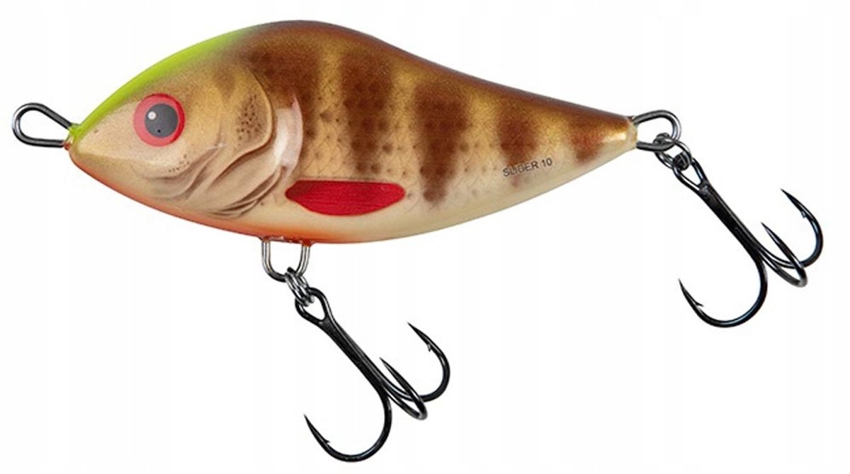 Salmo Slider 10S Wobbler - Gevlekte Bruine Baars (10cm, 46g)